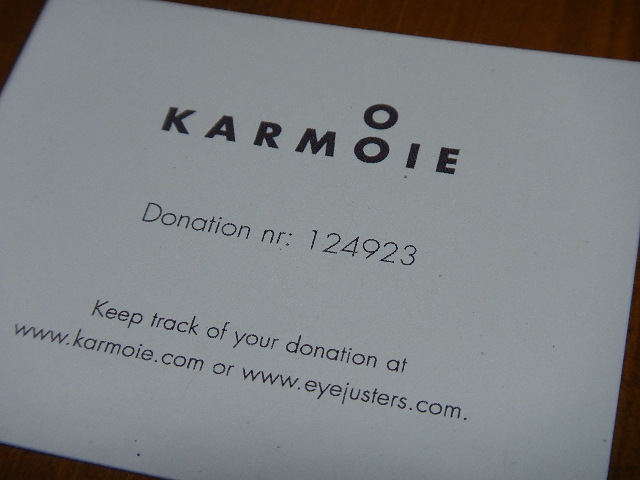 KARMOIE - Donation card